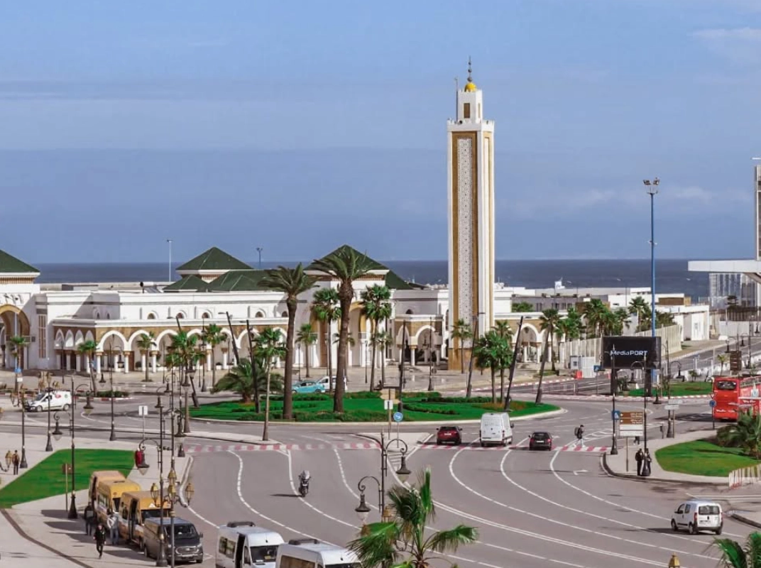 Home 6 Tangier coastal view with whitewashed buildings – Northern Morocco private tour destination