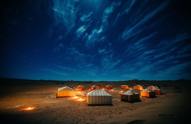 luxury desert camp
